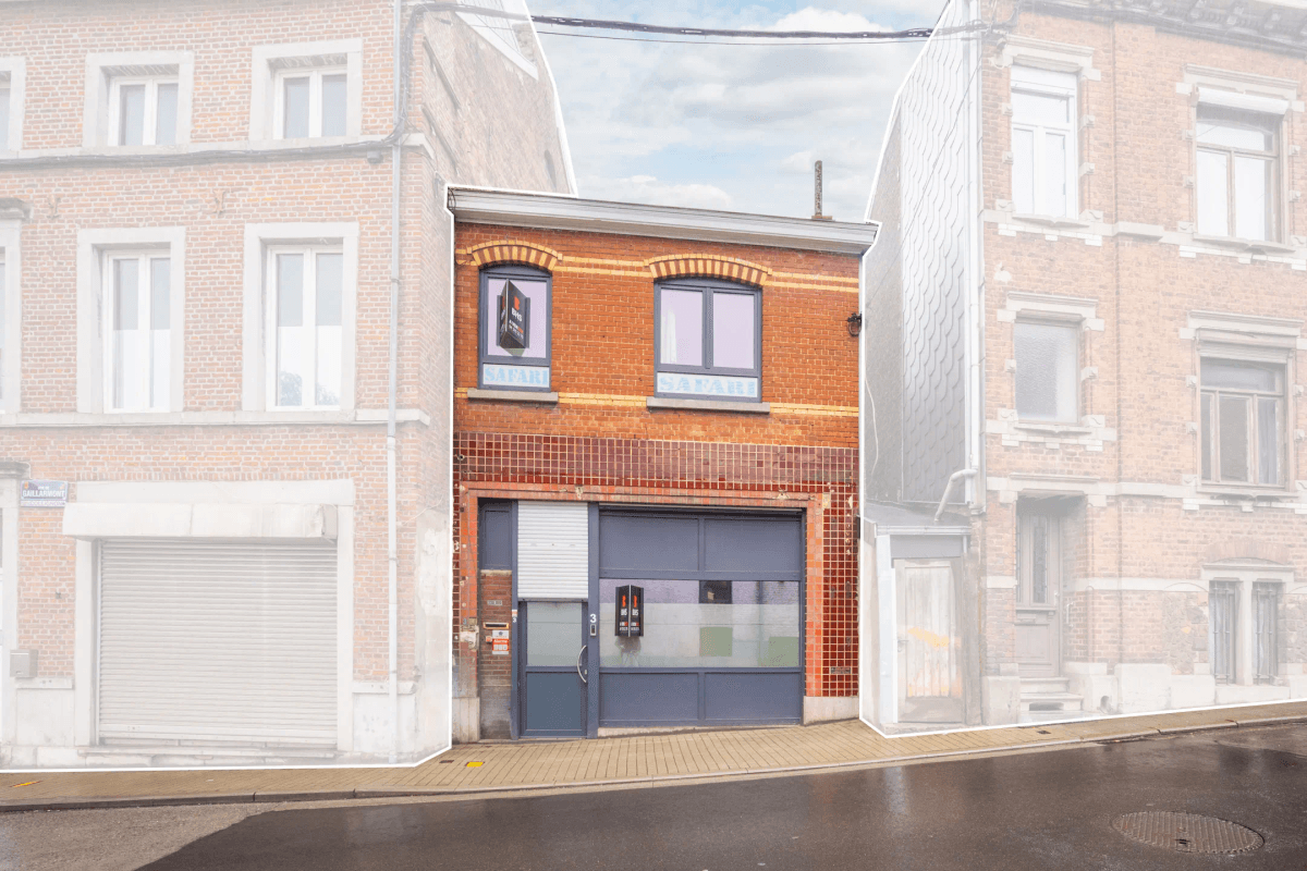 Maison mixte — entrepôt et duplex 4 chambres avec jardin