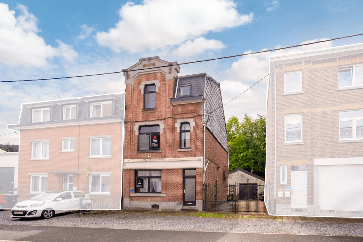 Charmante maison 3 façades avec garage