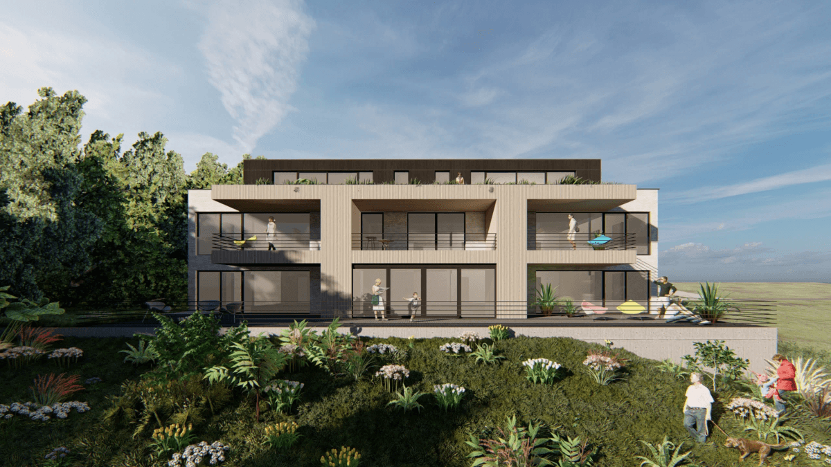 Eupen – Terrain avec permis pour 6 appartements