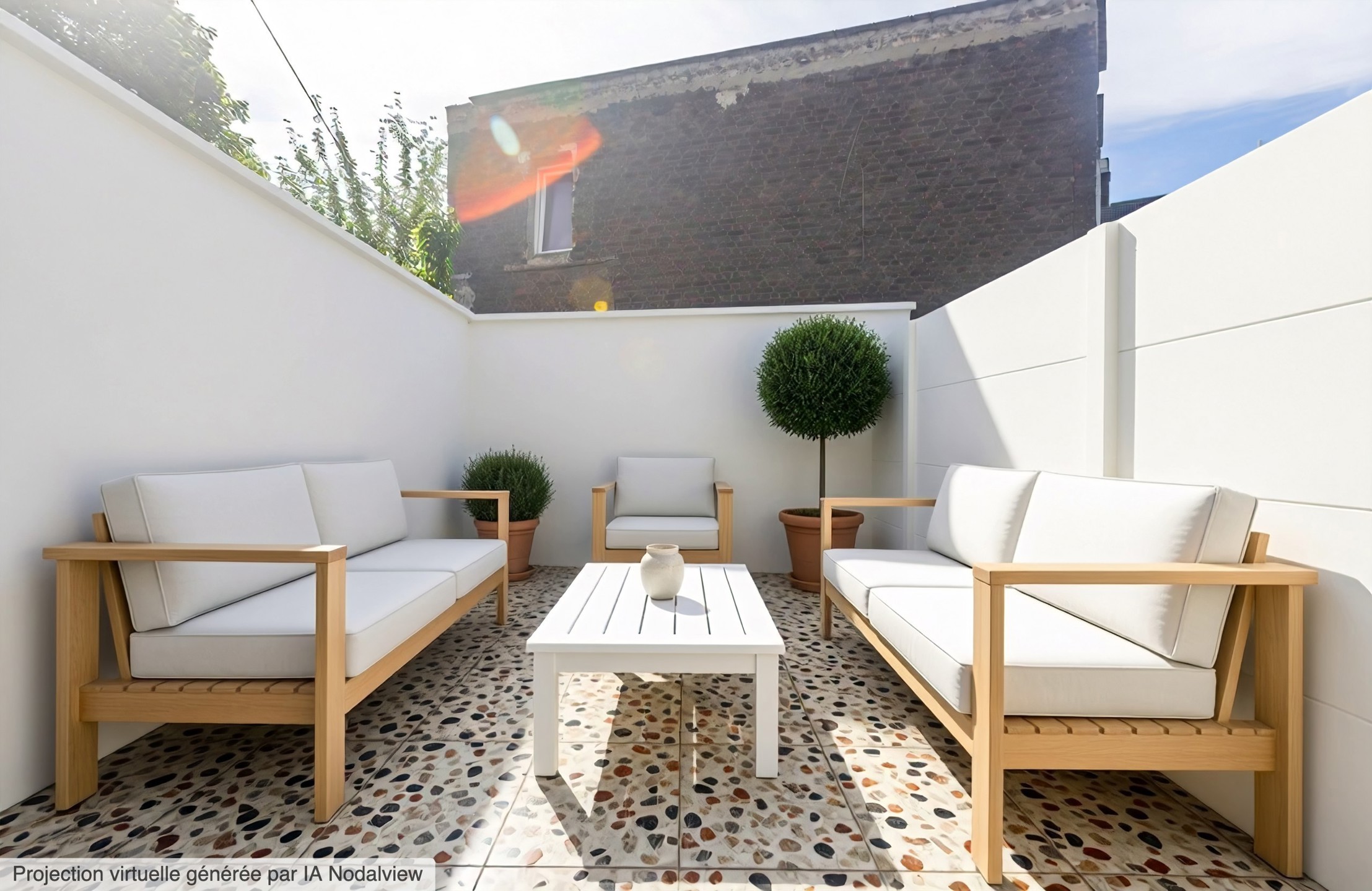 Photo du bien Maison 2 chambres avec terrasse - proche du tram
